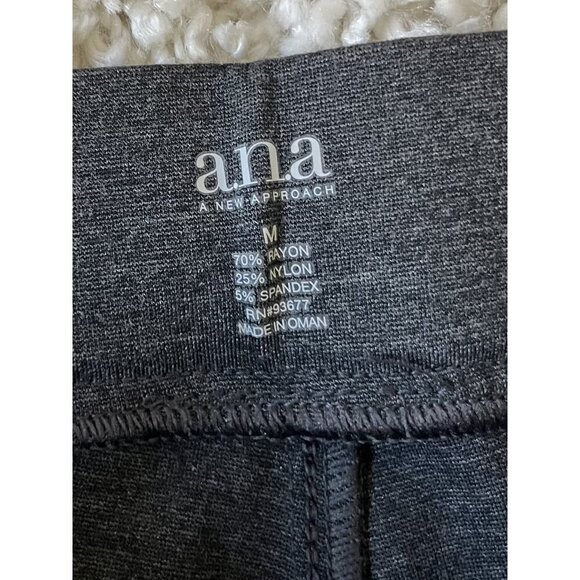 Ana M Gray Stretch Ponte Pull-On Pants NWOT - Picture 5 of 6
